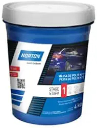 Massa de Polir Base Água N2 Norton 1KG