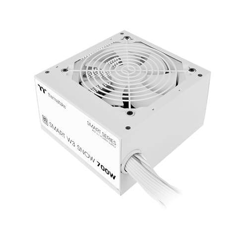 Smart W3 Series Snow Edition 80Plus Certified 700W Power Supply; ATX v3.1 Spec; 120mm FDB Fan;...