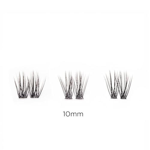 SOSU Cosmetics Hidden Agenda Refill Pack 10mm - Individual Cluster Lashes for Customizable Volume - Lightweight & Reusabl - Image 2