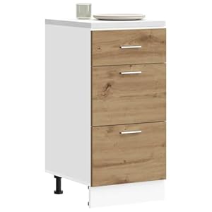 LLEZKBR Unterschrank Lyon Artisan Eiche 40x46x81,5
