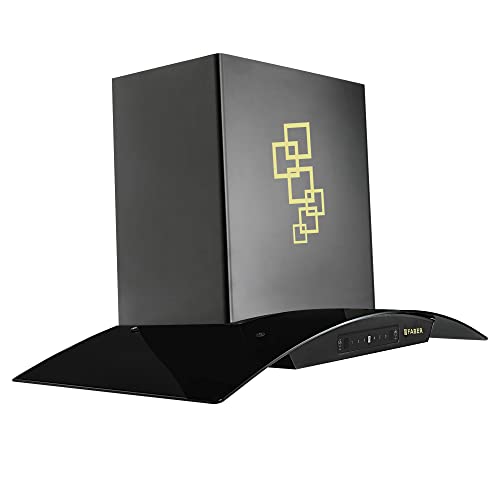 Image of Faber 90cm 1100 m3 /hr Autoclean Chimney || Filterless || Touch & Gesture Control || Black Finish || 8Yrs Warranty on Motor & 2Yrs Comprehensive - HOOD ZEST DLX IN HC SC FL BK 90