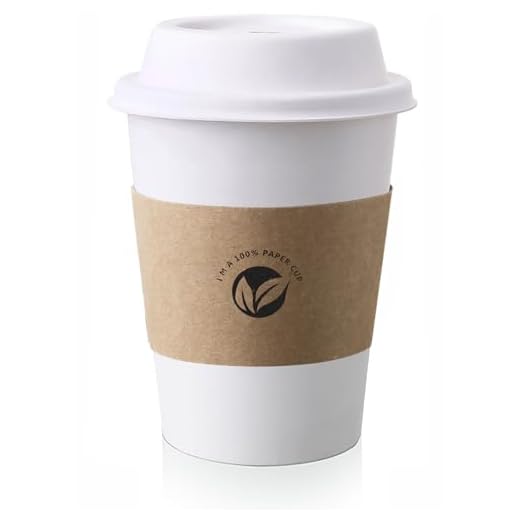 Compostable Coffee Cups with Lids