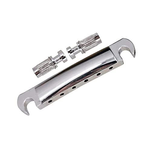 Rozilo Electric Guitar Tune-O-Matic Tailpiece Wrap Around Bridge Tailpiece For Les Paul Lp Junior Chrome #TOP1
