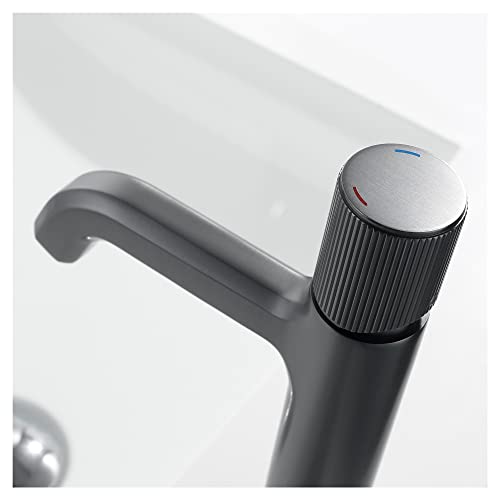 Robinet de bassin mélangeur eau chaude froide laiton mitigeur lavabo - 6