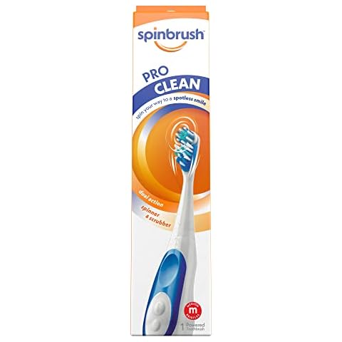 ARM & HAMMER Spinbrush Pro Series Daily Clean Powered Toothbrush Medium - Color Cover