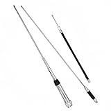 Fumei HH-9000 Quad-Band High Gain Mobile Radio Antenna 29.6/50.5/144/435 MHz Stainless Steel Vehicle