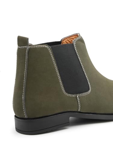 Image of Men's Slip On Fashion Chelsea Boots | High Tops, Soft Cushioned Insole, Comfortable Fit, Trendy, Stylish Boots