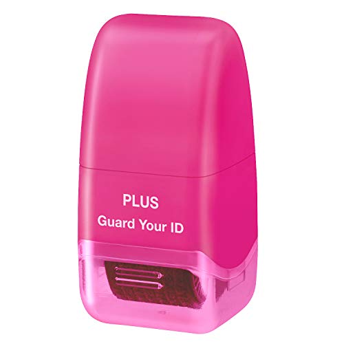 Plus Guard Your ID Mini Roller Stamp, Pink