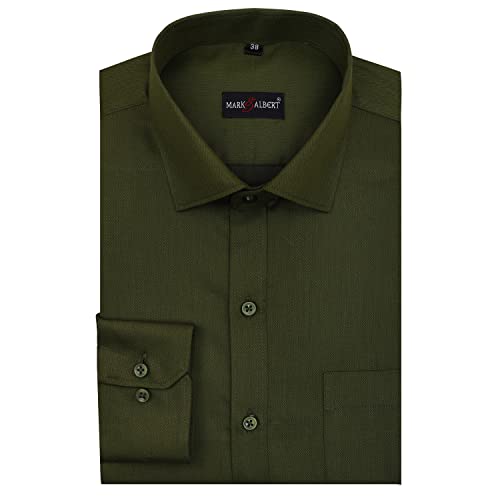 Image of MARK & ALBERT Men's Cotton Formal Shirt