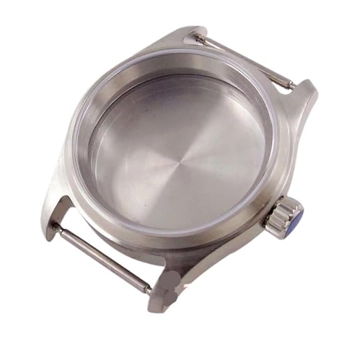 1�� 36mm/39mm �p�C���b�g�R���N�V���� �E�H�b�`�P�[�X �T�t�@�C�A�K���X 200m �h�� �K���X�o�b�N NH35 NH36 ETA2824 PT5000 ���[�u�����g�p(Case E,39mm fit ETA2824)