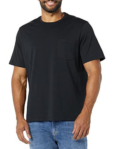 Amazon Essentials Mens T-Shirts, Regular-Fit, Short-Sleeve Crewneck Pocket, Pack of 22