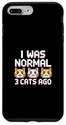 I Was Normal 3 Cats Ago �X�}�z�P�[�X iPhone 7 Plus/8 Plus �p