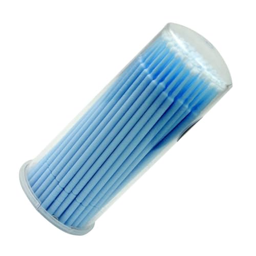 BELLIFFY Eyelash Glue Tool Kit 100pcs Micro Brush Applicators Clean Fake Lashes Adhesive