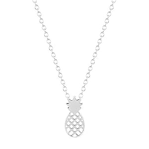Collar de piña de plata