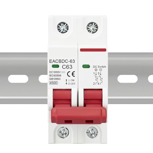 Disyuntor solar de 1000V CC con capacidad de corte de corriente de 40A 3