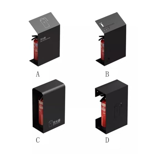 Caja de seguridad de acero inoxidable para extintor independiente premium 6