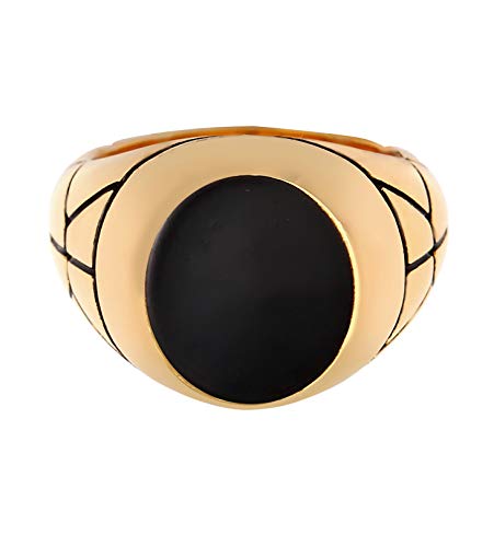 Bague pour hommes Kuzzoi chevalière argent or massif 13mm - 2