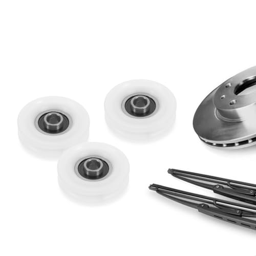 Poleas de ranura en U ruedas de polea pequeñas de 11,5 mm para cajones minkissy 6