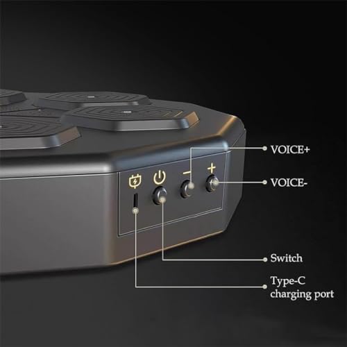 Smart Music Boxing Machine，Indoor Boxing Machine Wall Mounted，with LED Light Bluetooth Sensor，Electronic Boxing Target For Exercises，Improve Hand-Eye Coordination (Without Gloves)