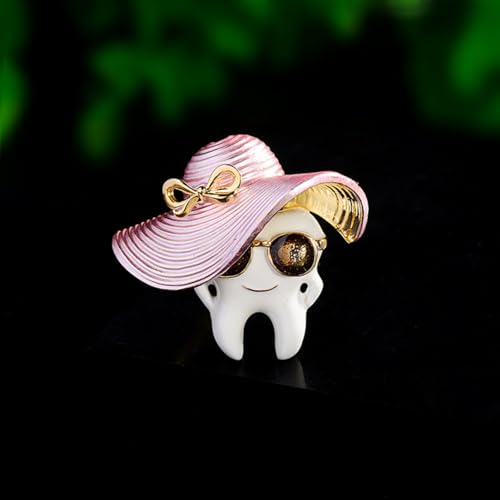 Image of 1PCS /6PCS Dental Pin Cute Enamel Dental Brooch Fashion Unisex Cartoon Clothing Badge Lapel Pin Campus Clothing Accessories Medical Jewelry Souvenir Gift Doctor Nurse Graduate Student