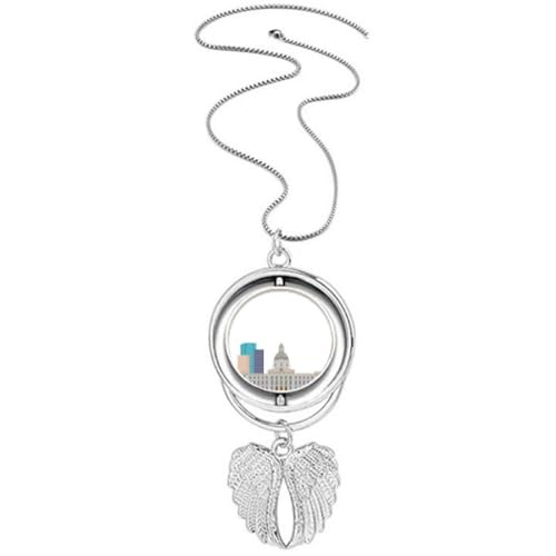 Collier bâtiments de ville du Canada et ailes d'ange : ne cachez plus votre style