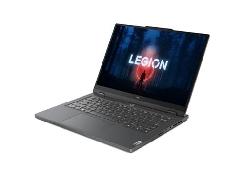 Image of Lenovo Legion Slim 5 Gen 8 AMD 14 inch inch Laptop (2023 Model) - AMD Ryzen 7 7840HS 8-Core, NVIDIA GeForce RTX 4060, 16GB RAM, 512 GB M.2 NVMe SSD, 14.5 inch inch 2.8K OLED 400-Nits, Windows 11 Home, Storm Grey