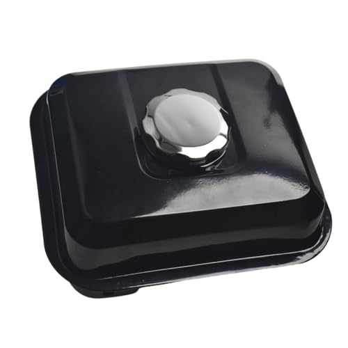 Kraftstofftank für Honda GX160 5.5HP GX200 6.5HP GX140 Motor mit Benzinhahn Tankdeckel Filter ersetzt 17510-ZE1-020ZA schwarz