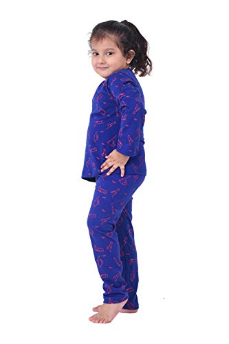 Image of Boys & Girls Premium Cotton Full Sleeves Print T-Shirt & Pyjama Set | Kids Clothing Set | Loungewear | Nightwear