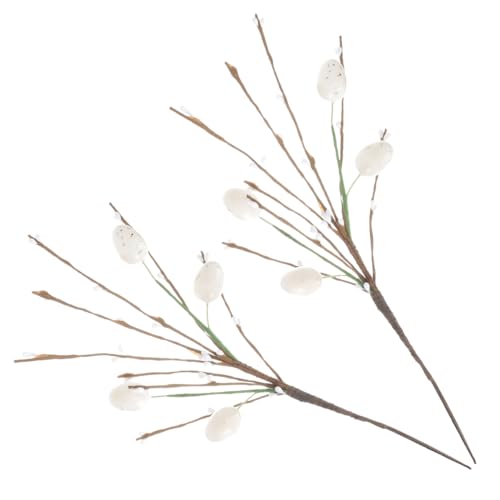 MUCKLILY Easter Egg Stems Artificial Egg Branches 12.99In DIY Easter Decorate Picks...