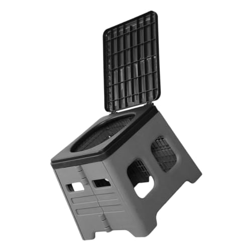 Toyvian 携帯用折りたたみ式車載トイレ 軽量コンパクト収納可能 ポータブルキャンピング 緊急用多機能便座 防災アウトドア旅行対応