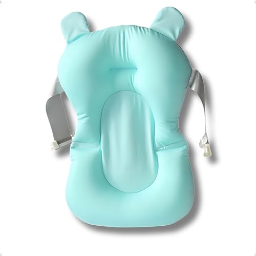 AIEBAO Almofada Banho Bebê, Antialérgico, Alças Reguláveis, Rede ...