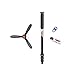 3 Legged Thing Punks Trent 2.0 Monopod with Docz2 Foot Spreader Kit - Lightweight Magnesium Alloy Camera Monopod with Multiple Uses for Heavy Equipment (TRENTKITGREY2.0)