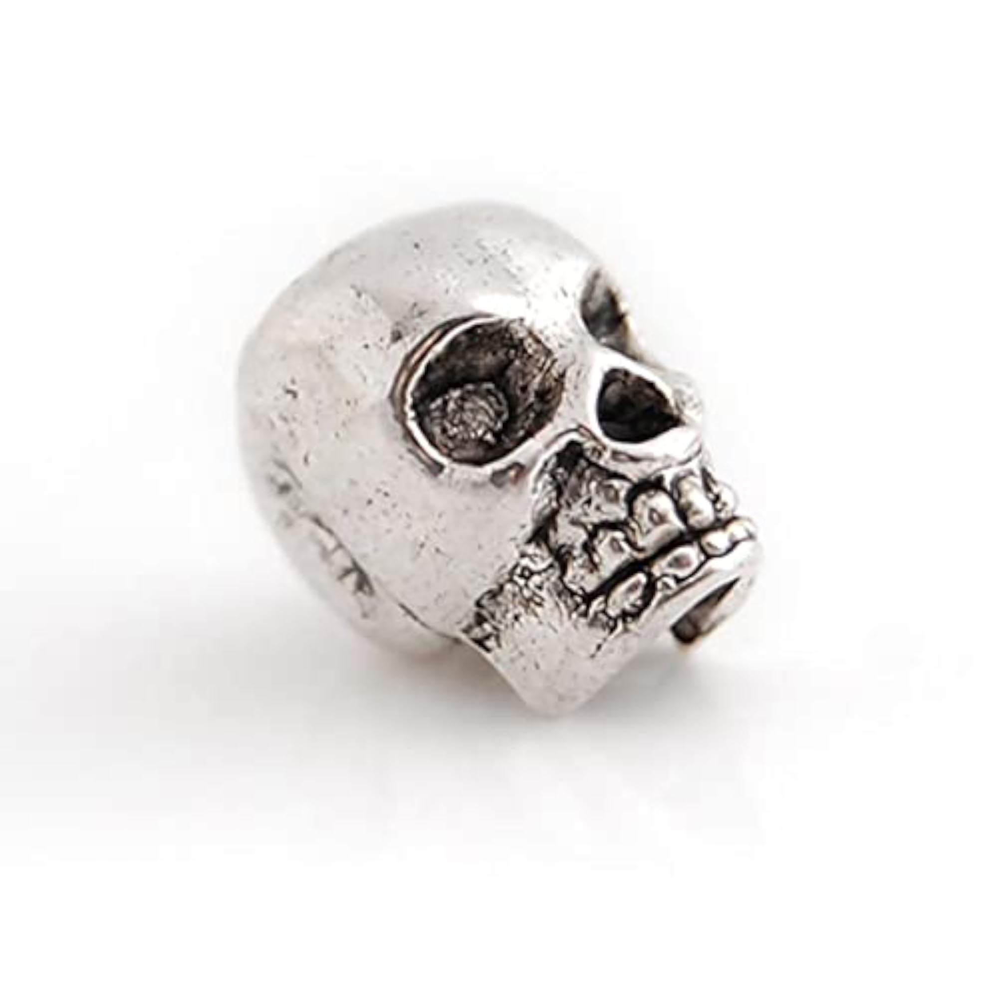 Tibet Silver Skull Spacer Beads DIY Accessories, 10 Pieces