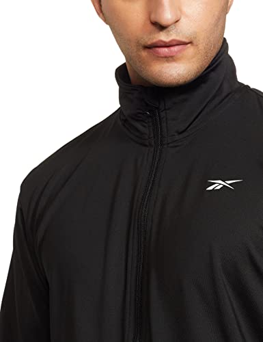 Image of Reebok Men's Cotton Hooded Neck Track Tops