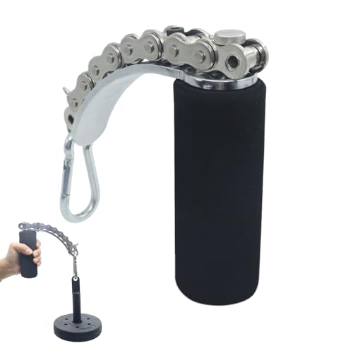 FNKTEK Arm Wrestling Training Equipment Arm Wrestling Handle Arm Strengthener Antebrazo Ejercitador Transmission Chain Twisting Wrist Stickfor Wrist, Forearm, Grip Strength Workouts