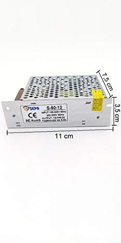 Fonte Colméia Chaveada 12V 5A SC1205 60W Semi