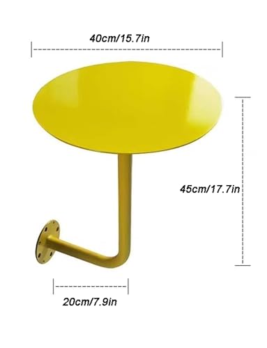 Mesa de bar de pared con metal de hierro forjado para alta hostelería y despachos 3