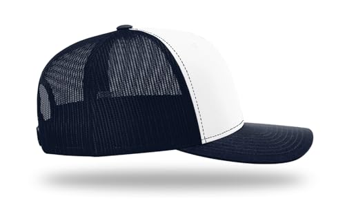 Image of Richardson 112 Trucker Hat - Premium Adjustable Snapback Hat - Structured Six Panel Richardson Blank Caps