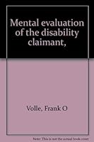 Mental Evaluation Of The Disability Claimant 0398033382 Book Cover