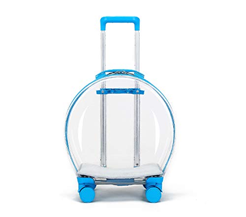 Cat Bag Pet Trolley Box Going Out Portable Full Transparent Pet Air Box Breathable Space Capsule Large-Capacity Bubble Box