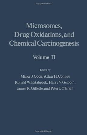 Microsomes, Drug Oxidation and Chemical Carcinogenesis: v. 2 book cover