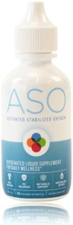 ASO 35% 350,000ppm Activated STABILIZED Liquid Oxygen 2 OZ Bio-Available Oxygen-Enhanced Formula
