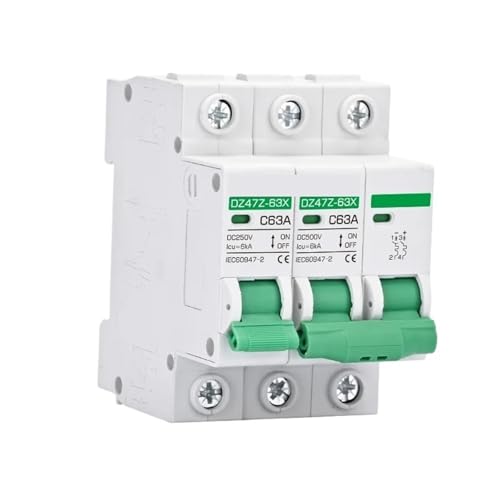 Disjoncteur photovoltaïque CC 250V 32A 1 pôle pour installation solaire