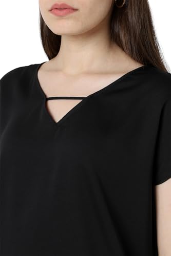 Image of Van Heusen Women's Polyester Regular Fit V-Neck Formal Top