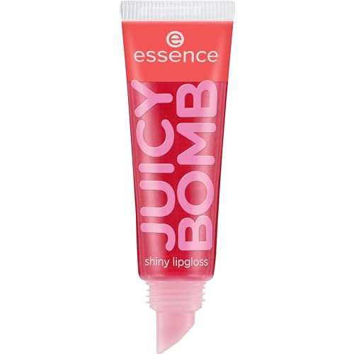 Essence – Gloss à Lèvres Juicy Bomb Shiny Lipgloss – 104 Poppin’ Pomegranate