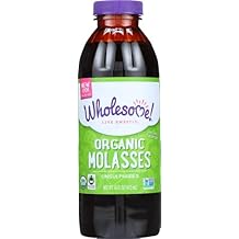 Wholesome Sweeteners, Inc., Organic Molasses, Unsulphured, 16 fl oz 472 mlPack of 3