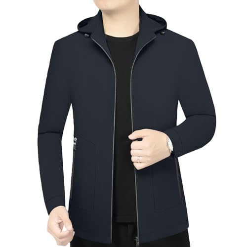Veste à capuche homme veste mi-saison douce quotidienne