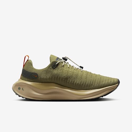 Nike InfinityRN 4 Men's Road Running Shoes (HJ7669-276, Neutral Olive/Flax/Parachute Beige) Size 113