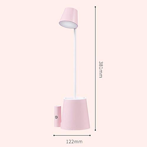 Anself Diodo emissor de luz da lâmpada de mesa proteger dimmable lâmpada de mesa de controle de toqu