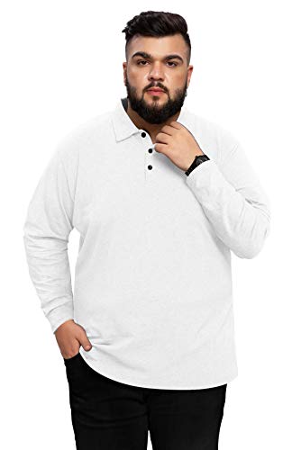 Aiyino Men’s Big and Tall Short Sleeve Polo Shirt clásico ajuste L-5XL miniatura 1